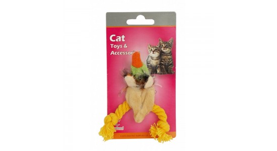 Eastland Kedi Otlu Hışır Peluş Ördek 9 Cm