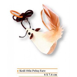 Eastland Kedi Otlu Peluş Fare 7 Cm