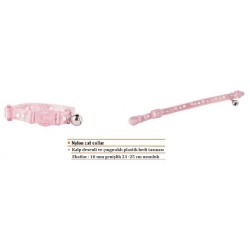 Eastland Plas. Çıngıraklı Pembe Kedi Tasması 23-25 Cm