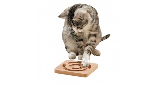 Karlie Ahsap Kedi Zeka Oyuncağı 19x19x2 Cm