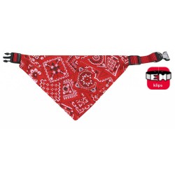 Karlie Bandanali Tasması 40-65 Cm Kırmızı