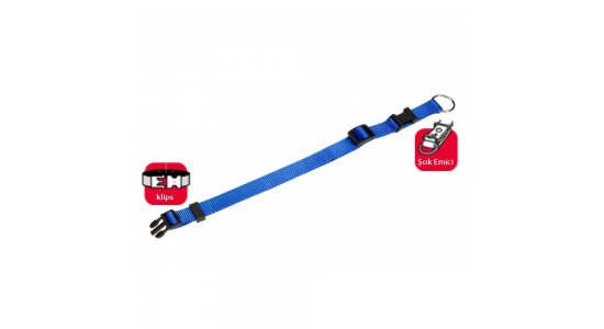 Karlie Basic Boyun Tasması M 40-55 Cm Mavi