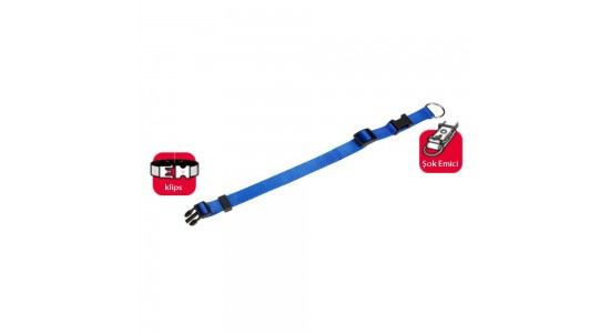 Karlie Boyun Tasması 20-35 Cm Mavi