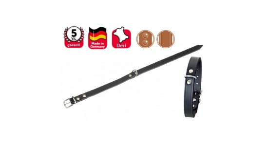 Karlie Deri Boyun Tasması 27 Cm-10Mm Siyah