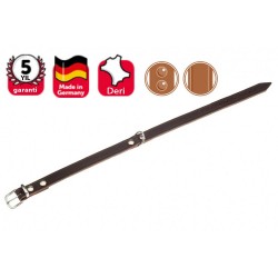 Karlie Deri Boyun Tasması 57 Cm-20Mm Kahve Rengi