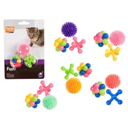 Karlie Kaucuk Kedi Oyuncaklari 4 Cm 3Lü