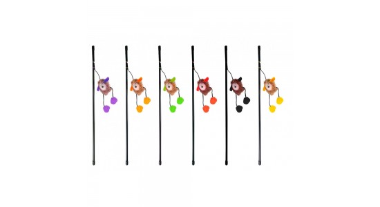 Karlie Kedi Oltası Sesli Kirpi 50 Cm Karışık Renkli