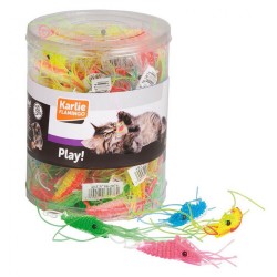 Karlie Kedi Oyuncağı Plastik Karides 6 Cm 60Li