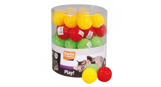 Karlie Kedi Oyuncağı Plastik Top 5 Cm 60Li