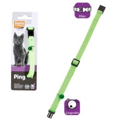 Karlie Kedi Tasması Çıngıraklı 30 Cm Yesil