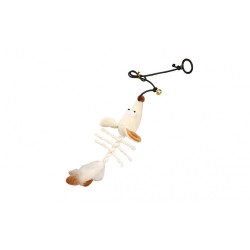 Karlie Peluş İpli Fare İskeleti 20x9x5 Cm