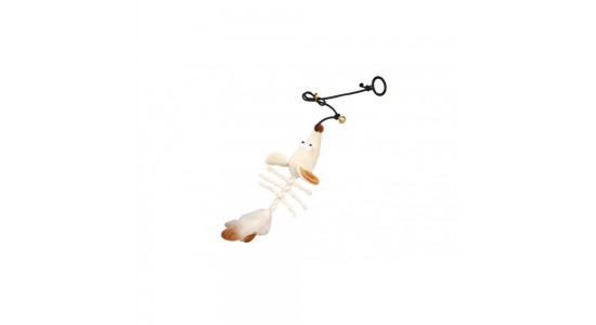 Karlie Peluş İpli Fare İskeleti 20x9x5 Cm