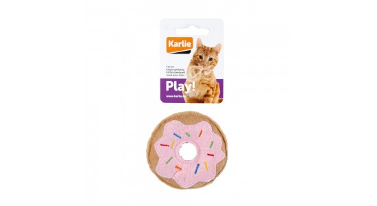 Karlie Peluş Kedi Oyuncağı 7.5 Cm cörek Pembe