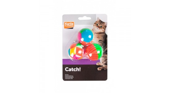 Karlie Plastik Top Oyuncak 4 Cm 3Lü