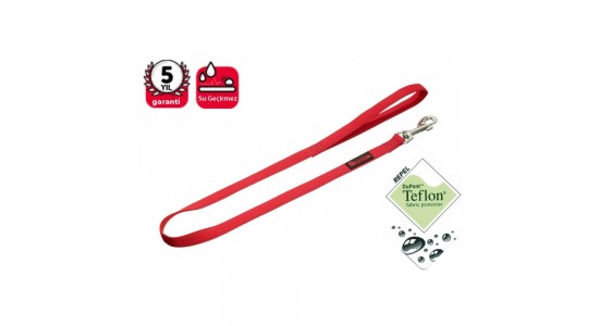 Karlie Teflon Uzatma Tasması 100 Cm/20Mm Kırmızı