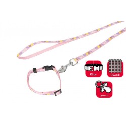 Karlie Yav.Köpek Boy.Tasması+Uzatma 20-35 Cm+1Mt Pembe