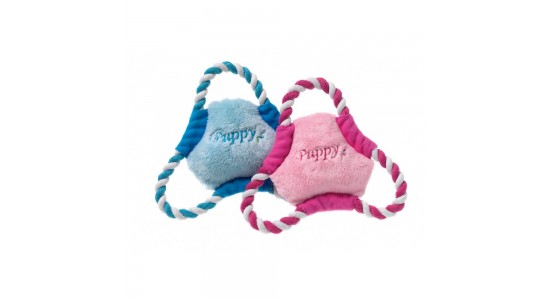 Karlie Yav.Köpek Peluş Frizbi 17 Cm Kar.Renkli
