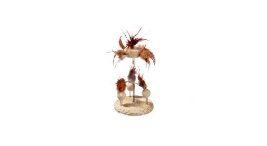 Karlie Yayli Kedi Oyuncağı 25x15 Cm Bej