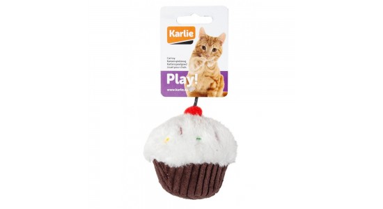 Karliepelus Kedi Oyuncağı 11.5 Cm Kek Beyaz-Krengi