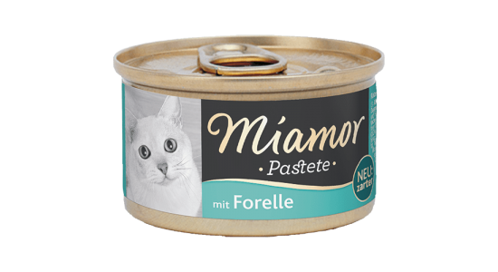 Miamor Pastete Alabalıklı Yetişkin Kedi Konserve Maması 85 Gr