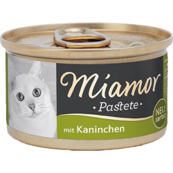Miamor Pastete Tavsanli Yetişkin Kedi Konserve Maması 85 Gr