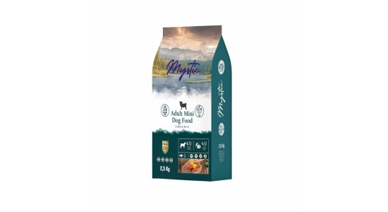 Mystic Kuzu Etli Az Tahıllı Küçük Irk Yetişkin Köpek Maması 2.5 Kg