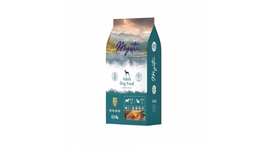 Mystic Kuzu Etli Az Tahıllı Yetişkin Köpek Maması 2.5 Kg