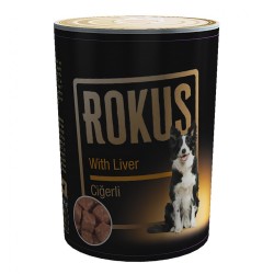 Rokus Ciğerli Köpek Konserve Maması 410 Gr