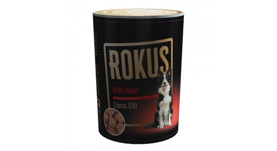 Rokus Dana Etli Köpek Konserve Maması 410 Gr