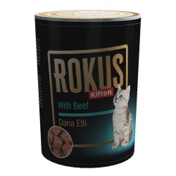 Rokus Dana Etli Yavru Kedi Konserve Maması 410 G