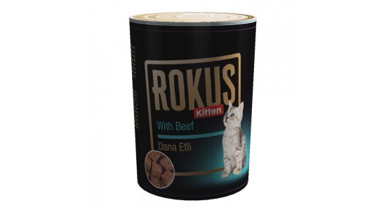 Rokus Dana Etli Yavru Kedi Konserve Maması 410 G