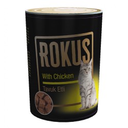 Rokus Tavuklu Yetişkin Kedi Konserve Maması 410 Gr