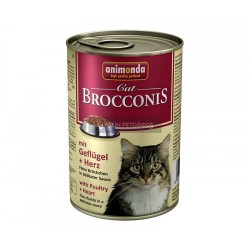 Animonda Brocconis Kümes Hayvanlı Yürekli Yetişkin Kedi Konserve Maması 400 Gr