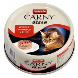 Animonda Carny Ocean Ton ve Sığır Etli Yetişkin Kedi Konserve Maması 80 Gr