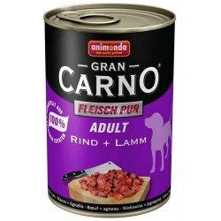 Animonda Gran Carno Sığır Etli ve Kuzu Etli Yetişkin Köpek Konserve Maması 400 Gr
