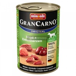Animonda Gran Carno Sığır Etli ve Ördekli Yürekli Köpek Konserve Maması 400 Gr