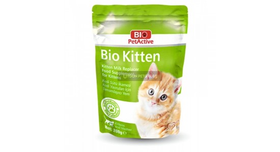 Bio Petactive Kitten Milk Powder Yavru Kedi Süt Tozu 200 Gr