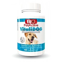 Bio Petactive Vitalidog Köpekler İcin Multivitamin Tablet 150 Adet