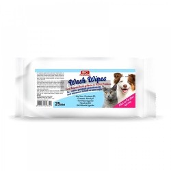 Bio Petactive Wash Wipes Evcil Hayvanlar İcin Kuru Yikama Havlusu (25 Adet)