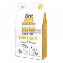 Brit Care Mini Hair Skin Tüy ve Deri Bakimi İcin Tahılsız Mini Irk Yetişkin Köpek Maması 2 Kg
