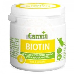 Canvit Biotin Tüy ve Cilt Sağliği Kedi Vitamini 100 Gr (100 Tablet)