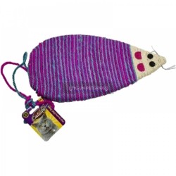 Cat Hause Askili Fare sekilli Kedi Tırmalama Platformu 35x18 Cm