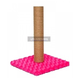 Cat Hause Kare Taban Kalın Kedi Tırmalama Platformu 50 Cm Pembe
