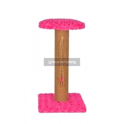 Cat Hause Oturakli Kare Taban Kedi Tırmalama Platformu Pembe 50 Cm