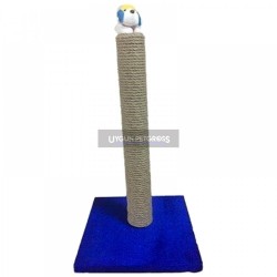Cat Hause Oyuncakli Kare Taban Kedi Tırmalama Platformu 50 Cm Mavi