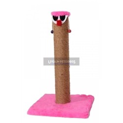 Cat Hause Palyaco T5 Kare Taban Kalın Kedi Tırmalama Platformu 50 Cm Pembe