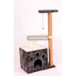 Cat Hause S2 Yuvali ve Oturakli Kedi Tırmalama 97x40x30 Cmgri