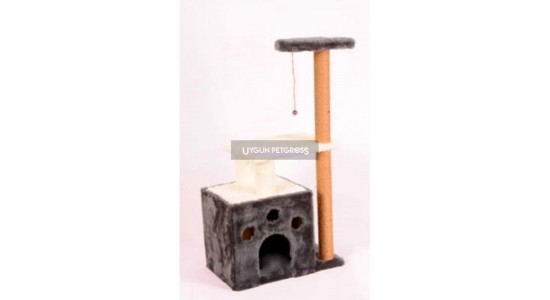 Cat Hause S2 Yuvali ve Oturakli Kedi Tırmalama 97x40x30 Cmgri