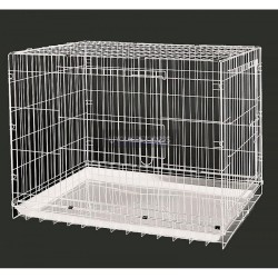 Dayang Köpek Kafesi Beyaz 108x69x77.5