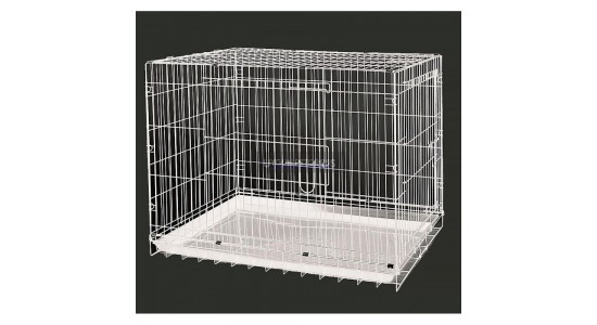 Dayang Köpek Kafesi Beyaz 108x69x77.5
